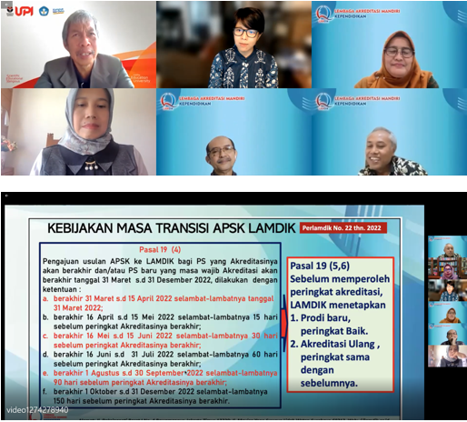 Bimbingan Teknis Akreditasi Lembaga Akreditasi Mandiri Kependidikan (LAMDIK)