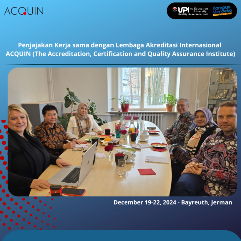 Penjajakan Kerja sama dengan Lembaga Akreditasi Internasional ACQUIN (Accreditation, Certification, and Quality Assurance Institute) 