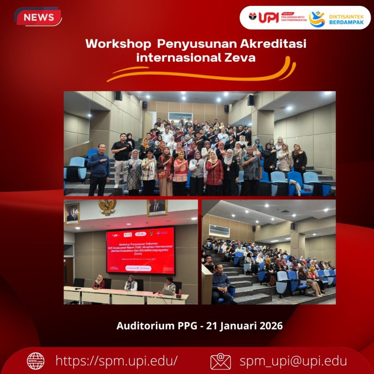 Workshop Penyusunan Akreditasi Internasional ZEvA Dorong Program Studi UPI Menuju Standar Global